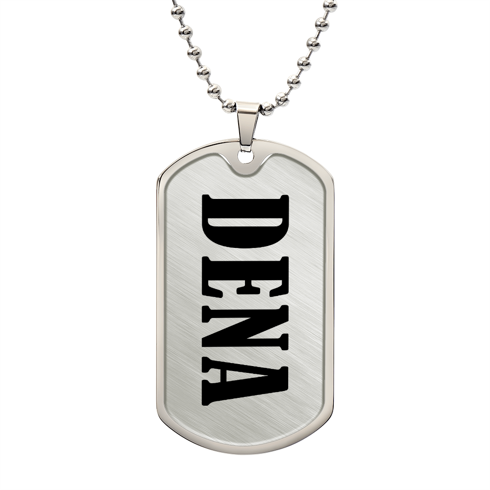 Dena v01 - Luxury Dog Tag Necklace