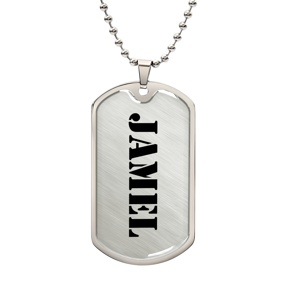 Jamel - Luxury Dog Tag Necklace