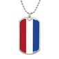 Dutch Flag - Luxury Dog Tag Necklace