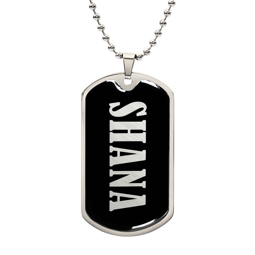 Shana v02 - Luxury Dog Tag Necklace