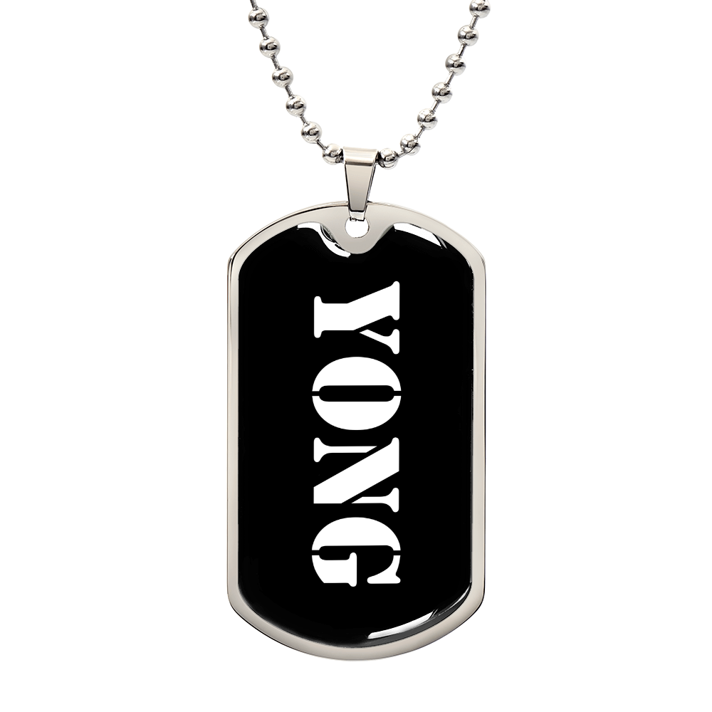 Yong v3 - Luxury Dog Tag Necklace