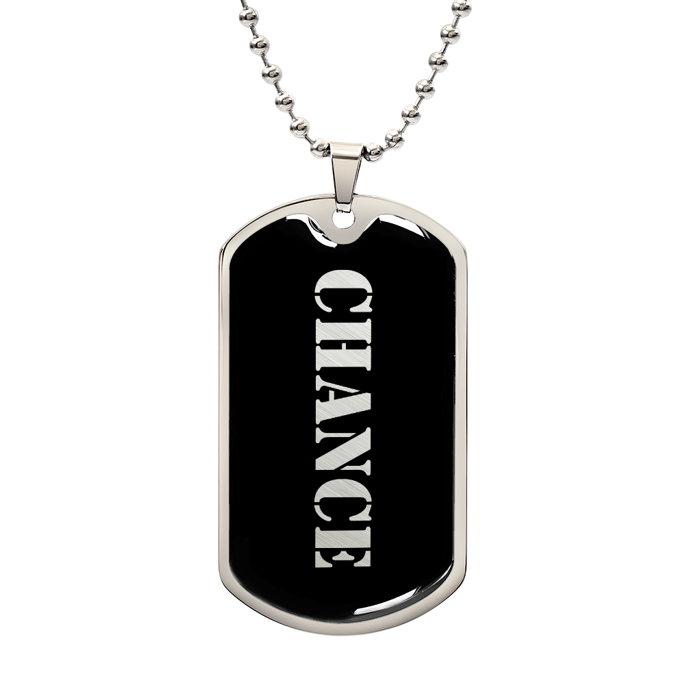 Chance v2 - Luxury Dog Tag Necklace