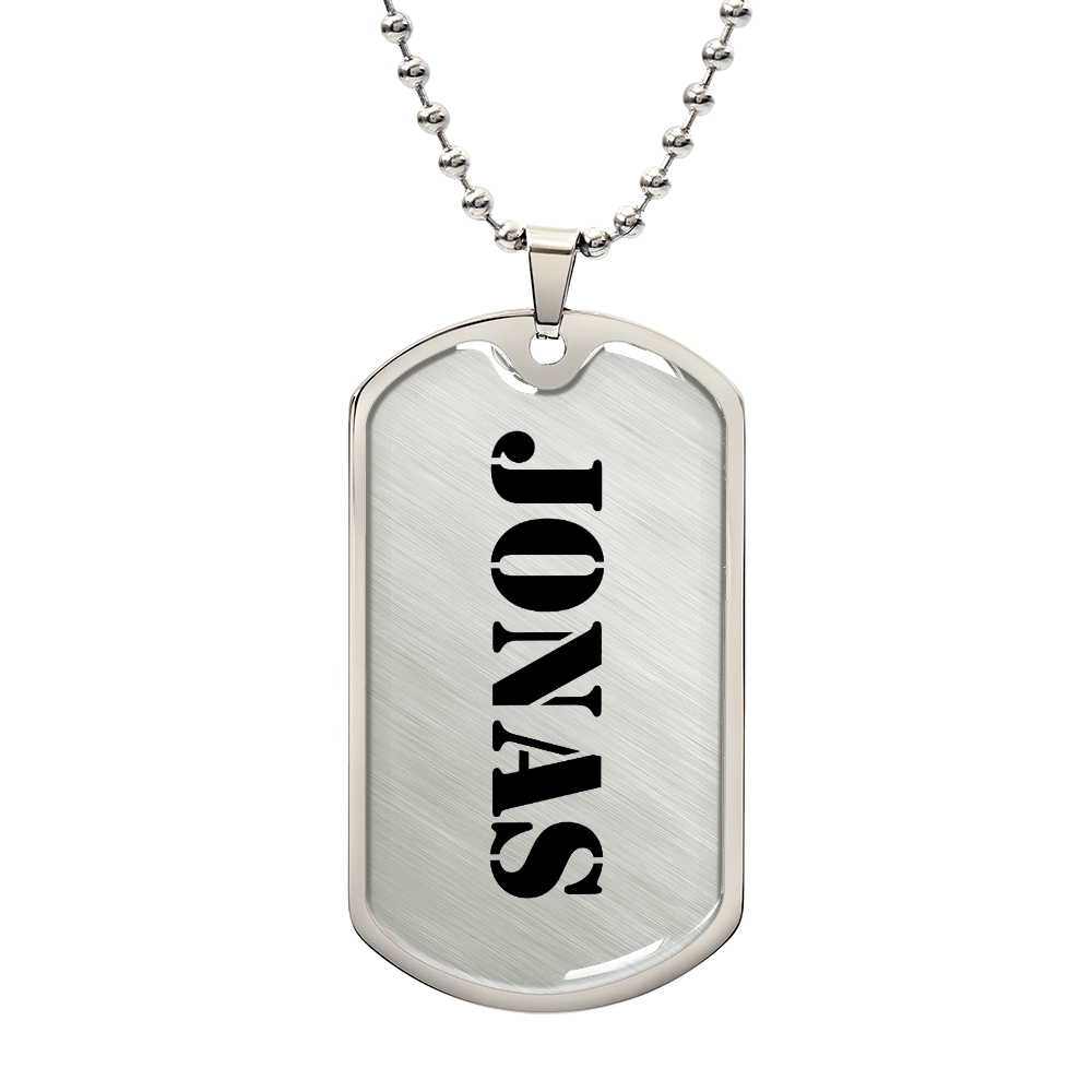 Jonas - Luxury Dog Tag Necklace