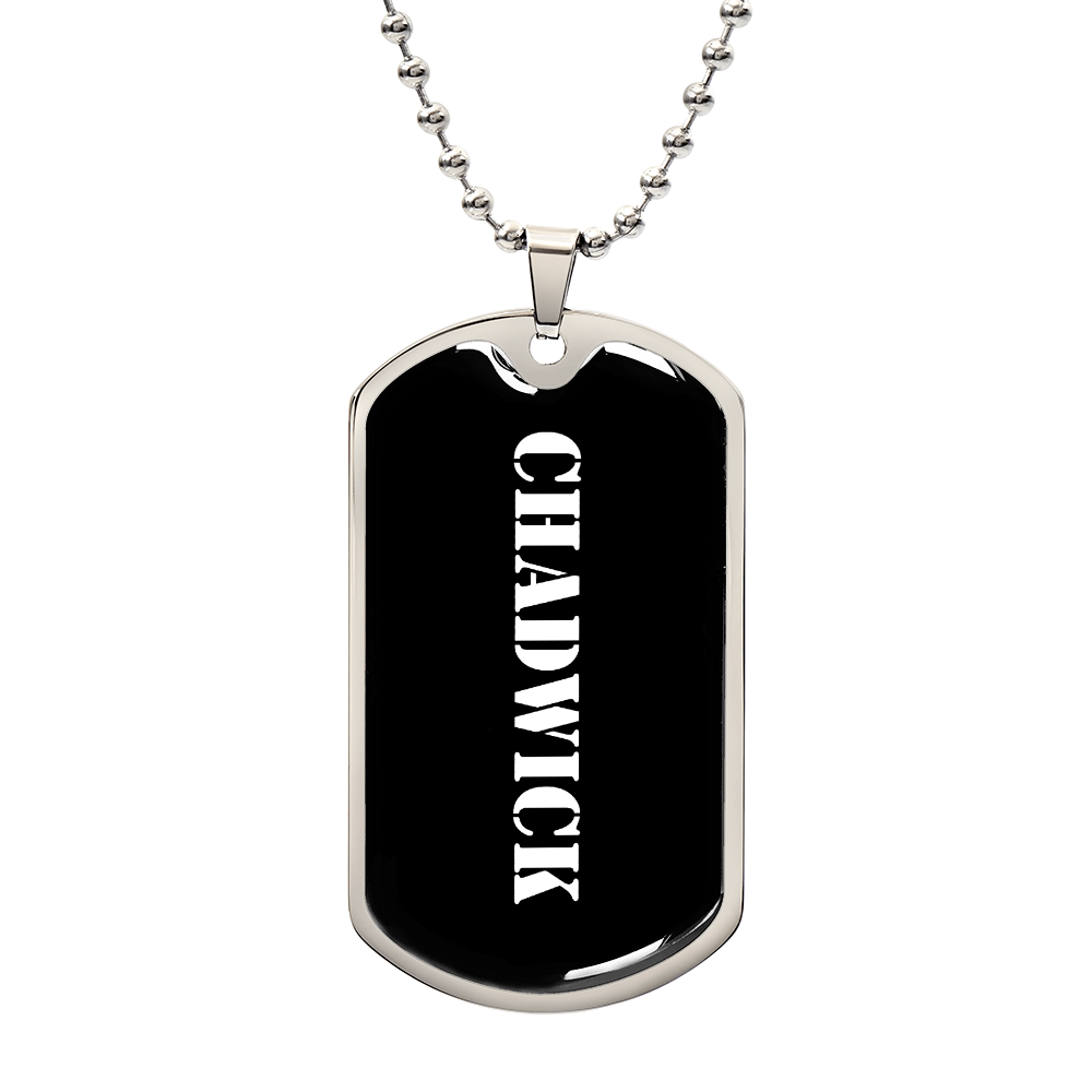 Chadwick v3 - Luxury Dog Tag Necklace