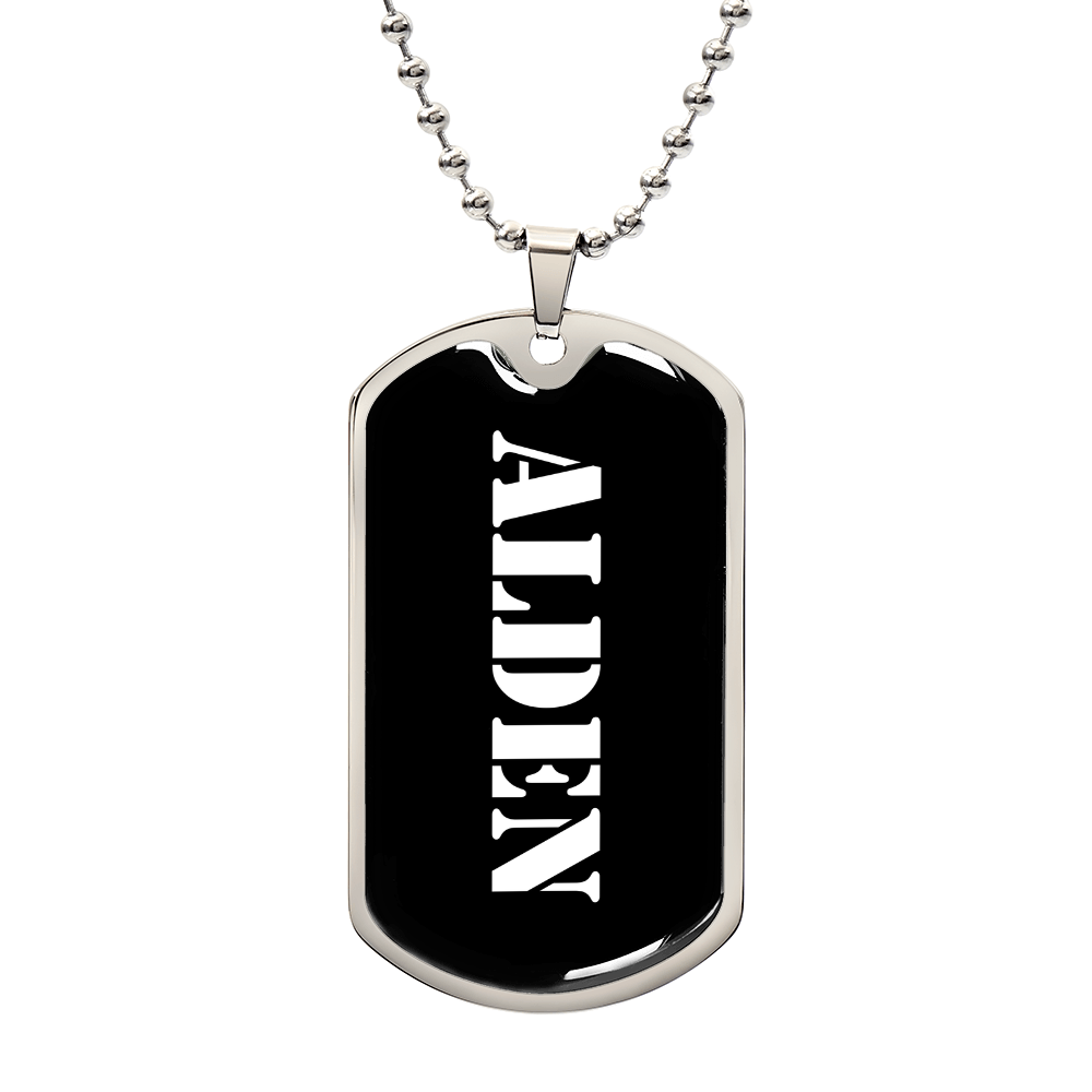 Alden v3 - Luxury Dog Tag Necklace
