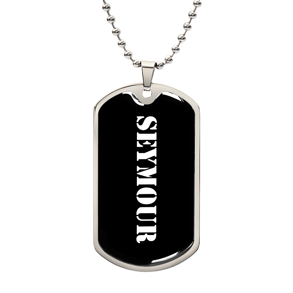 Seymour v3 - Luxury Dog Tag Necklace