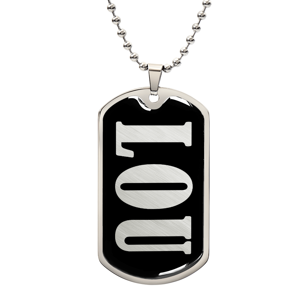 Lou v02 - Luxury Dog Tag Necklace