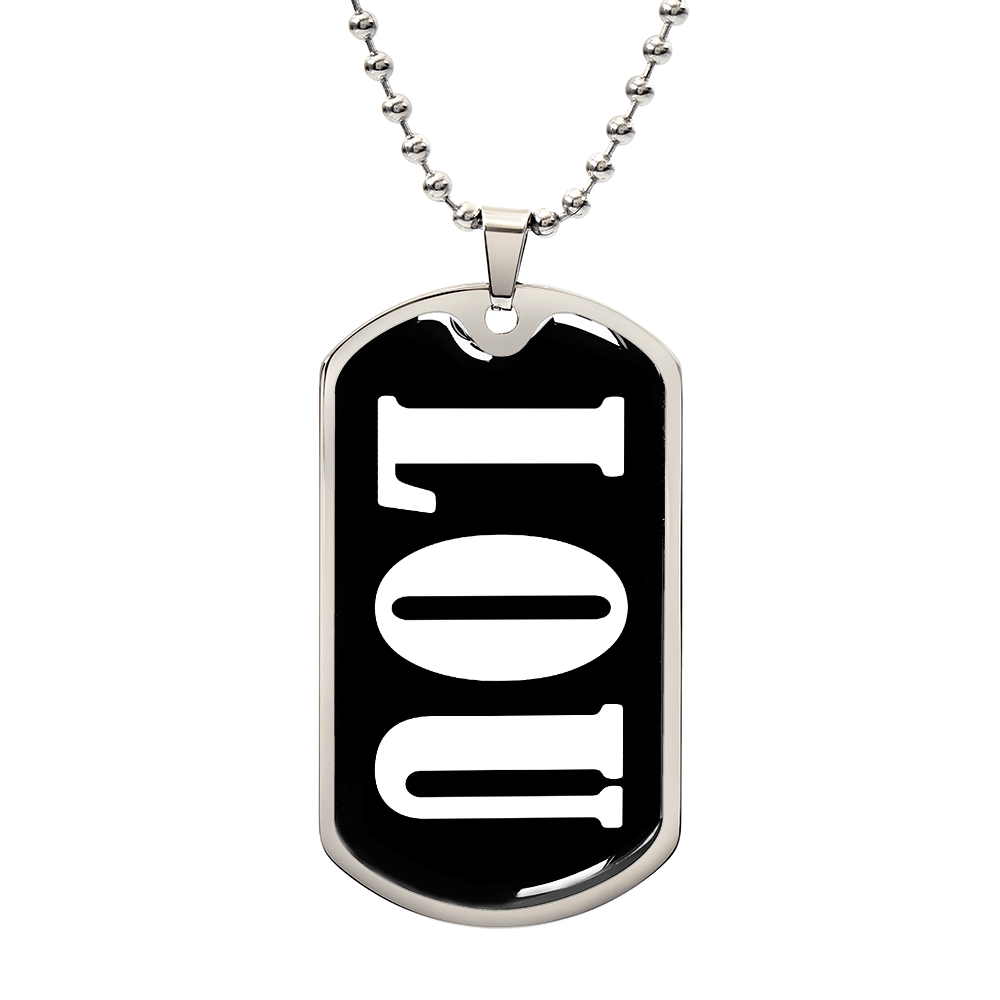 Lou v03 - Luxury Dog Tag Necklace