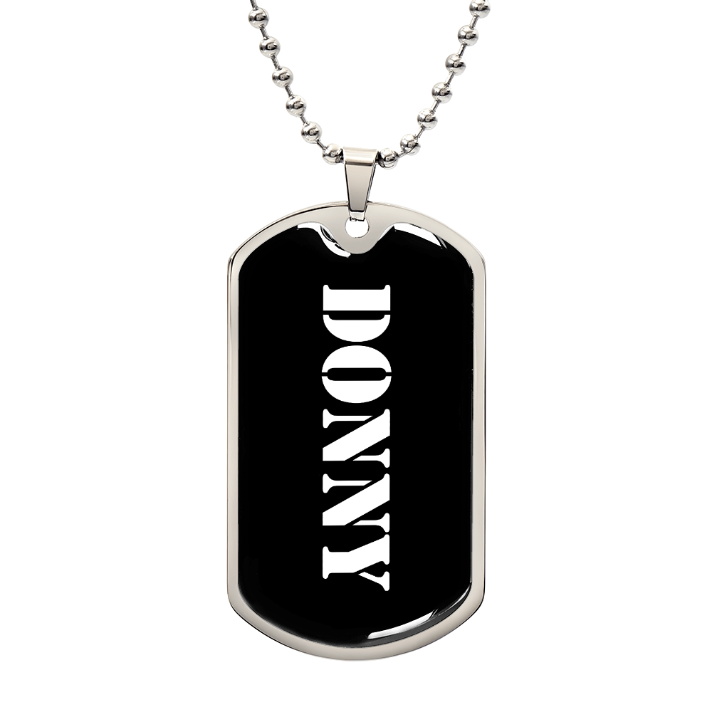 Donny v3 - Luxury Dog Tag Necklace