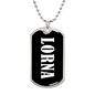 Lorna v03 - Luxury Dog Tag Necklace
