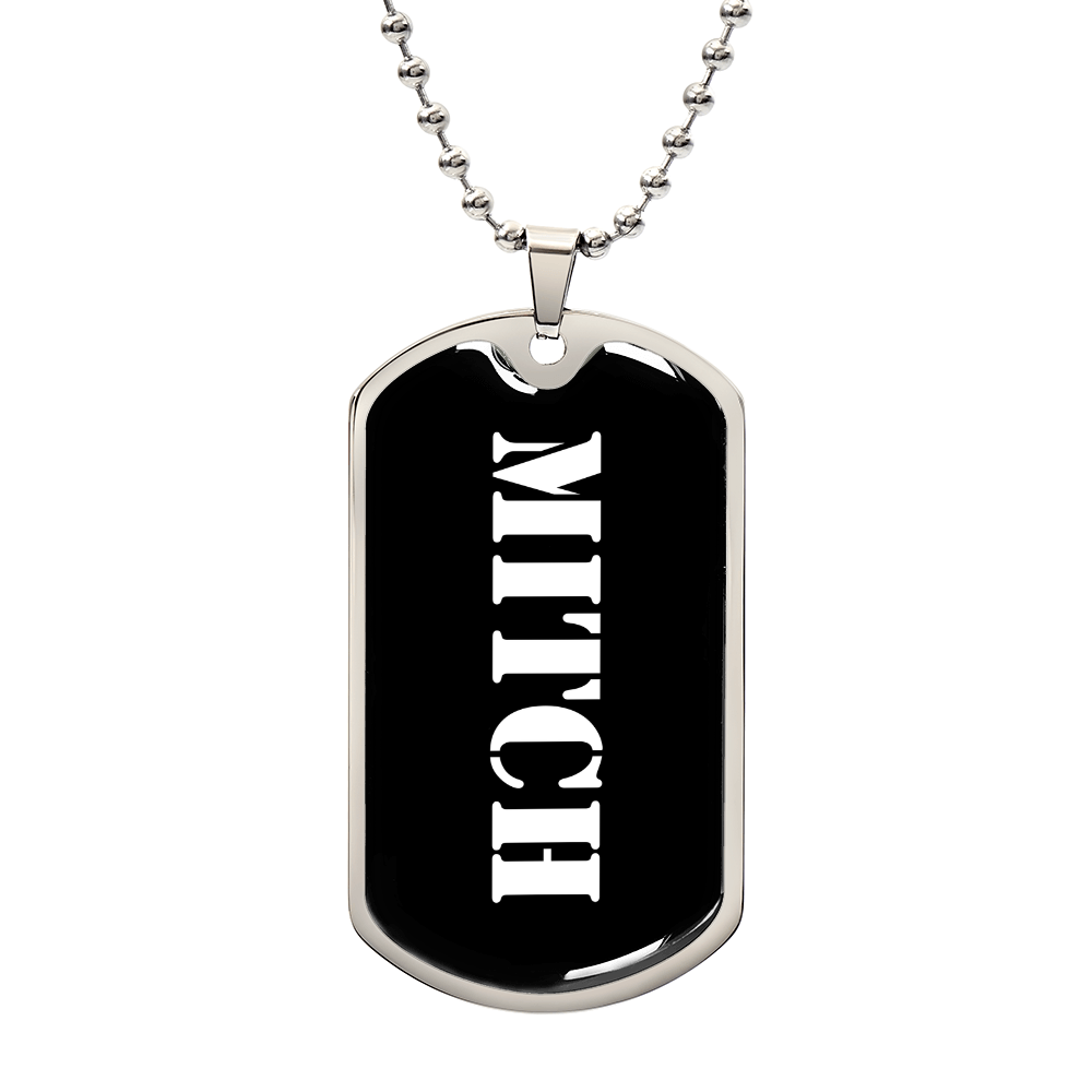 Mitch v3 - Luxury Dog Tag Necklace