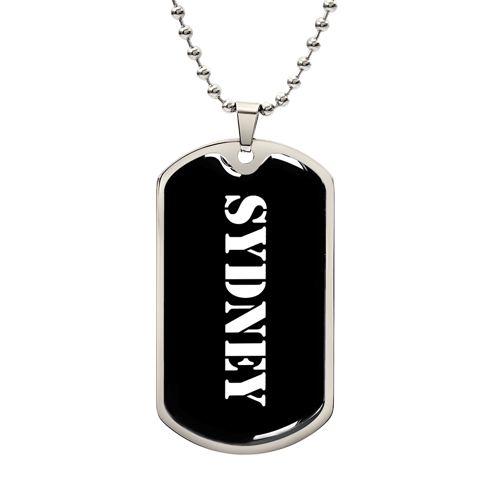 Sydney v3 - Luxury Dog Tag Necklace