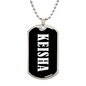 Keisha v03 - Luxury Dog Tag Necklace