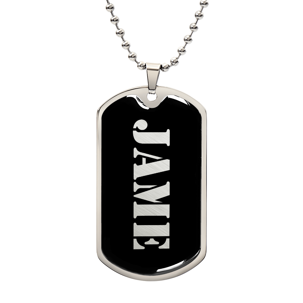 Jame v2 - Luxury Dog Tag Necklace