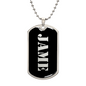 Jame v2 - Luxury Dog Tag Necklace
