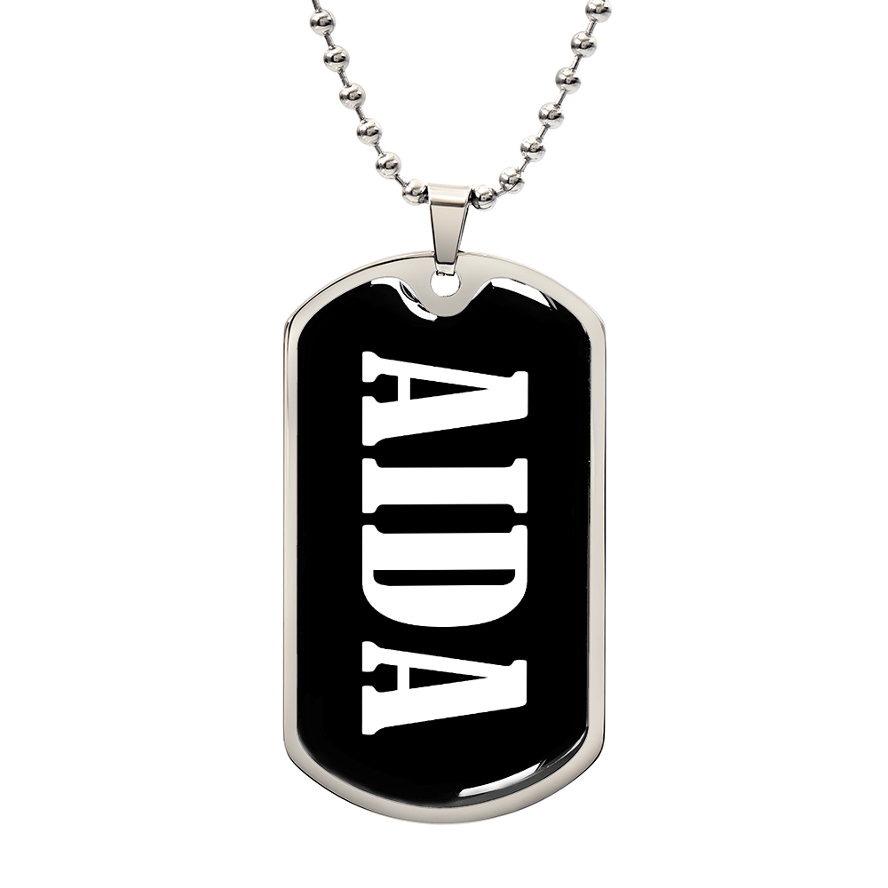 Aida v03 - Luxury Dog Tag Necklace