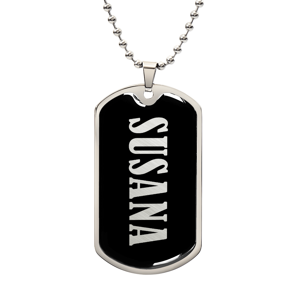 Susana v02 - Luxury Dog Tag Necklace