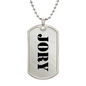 Jory - Luxury Dog Tag Necklace