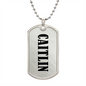 Caitlin v01 - Luxury Dog Tag Necklace