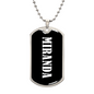 Miranda v03 - Luxury Dog Tag Necklace