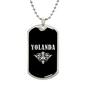 Yolanda v02a - Luxury Dog Tag Necklace