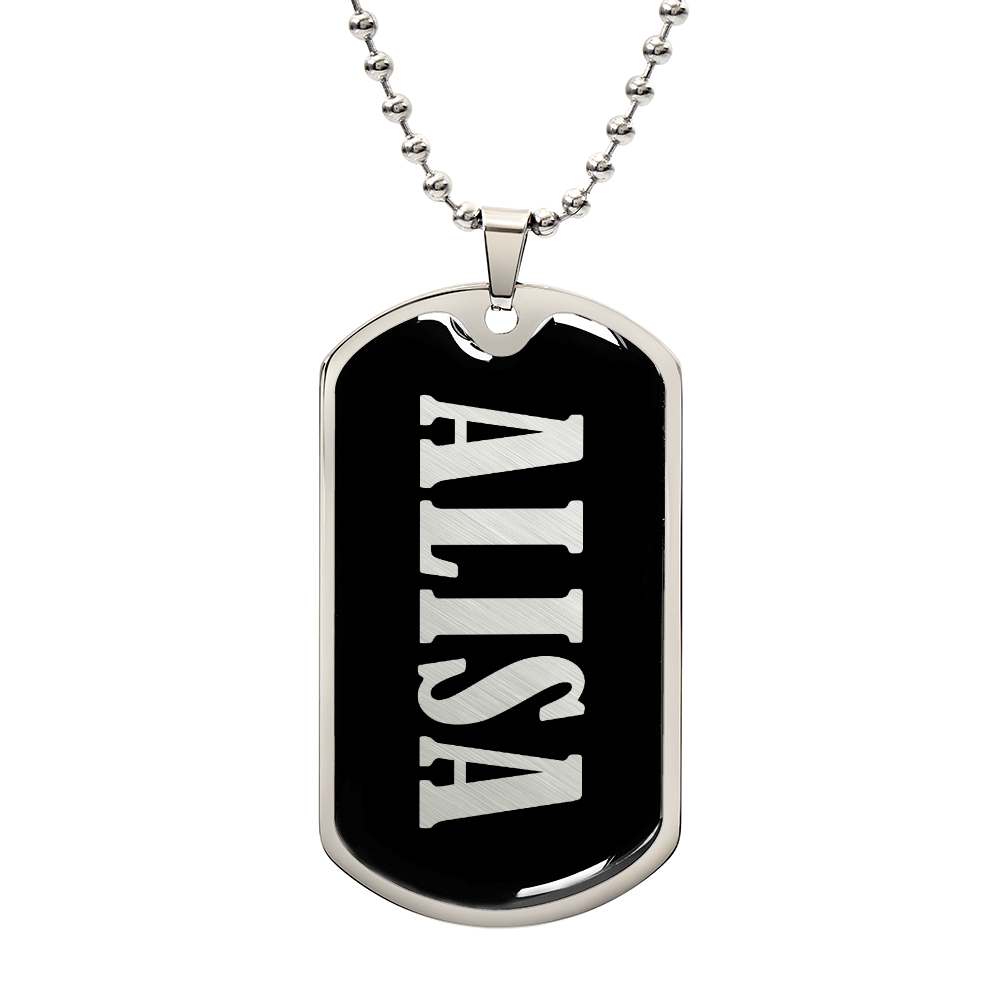Alisa v02 - Luxury Dog Tag Necklace