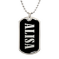 Alisa v02 - Luxury Dog Tag Necklace