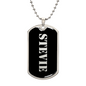 Stevie v2 - Luxury Dog Tag Necklace