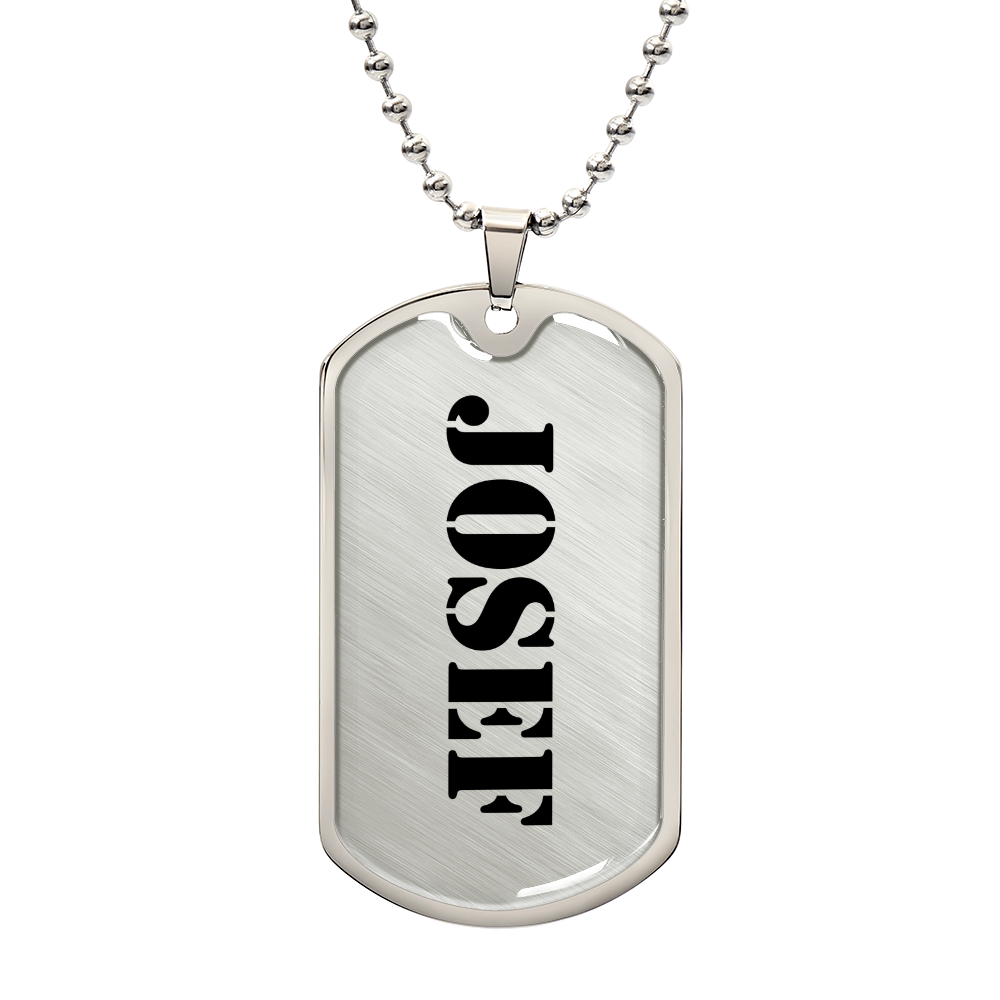 Josef - Luxury Dog Tag Necklace