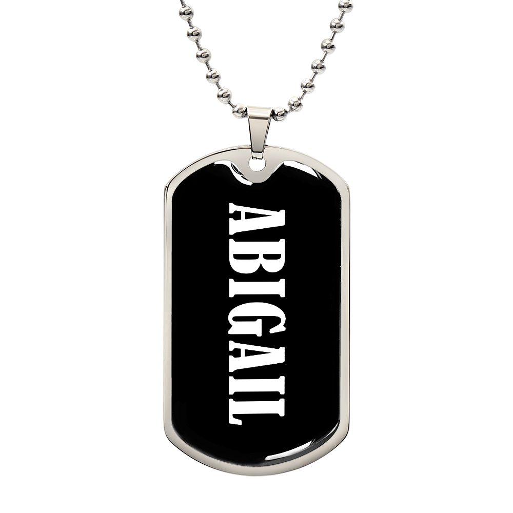 Abigail v03 - Luxury Dog Tag Necklace