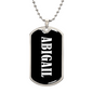 Abigail v03 - Luxury Dog Tag Necklace