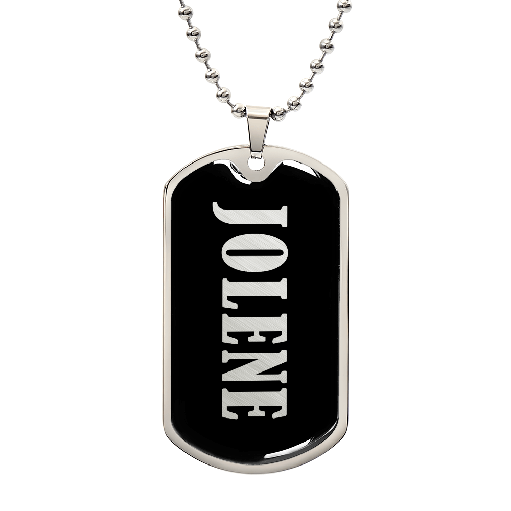 Jolene v02 - Luxury Dog Tag Necklace