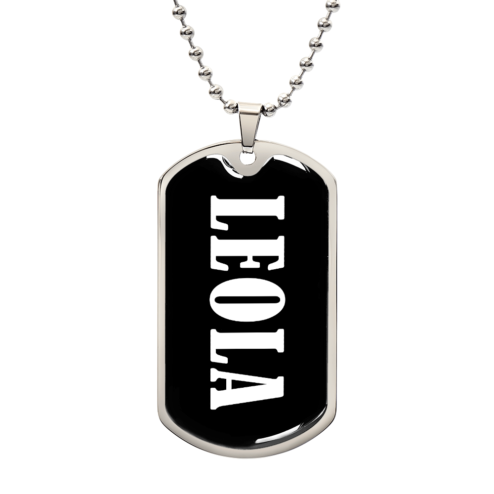 Leola v03 - Luxury Dog Tag Necklace