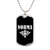 Norma v03a - Luxury Dog Tag Necklace