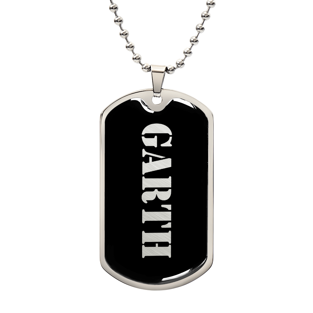 Garth v2 - Luxury Dog Tag Necklace