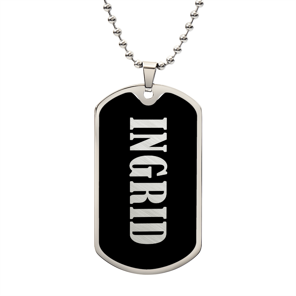 Ingrid v02 - Luxury Dog Tag Necklace