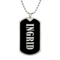 Ingrid v02 - Luxury Dog Tag Necklace