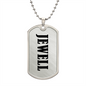 Jewell v01 - Luxury Dog Tag Necklace