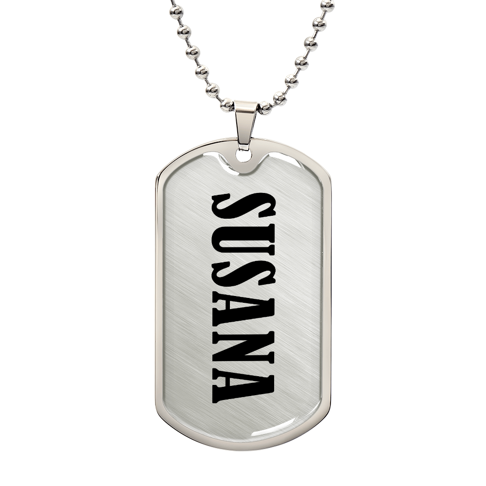 Susana v01 - Luxury Dog Tag Necklace