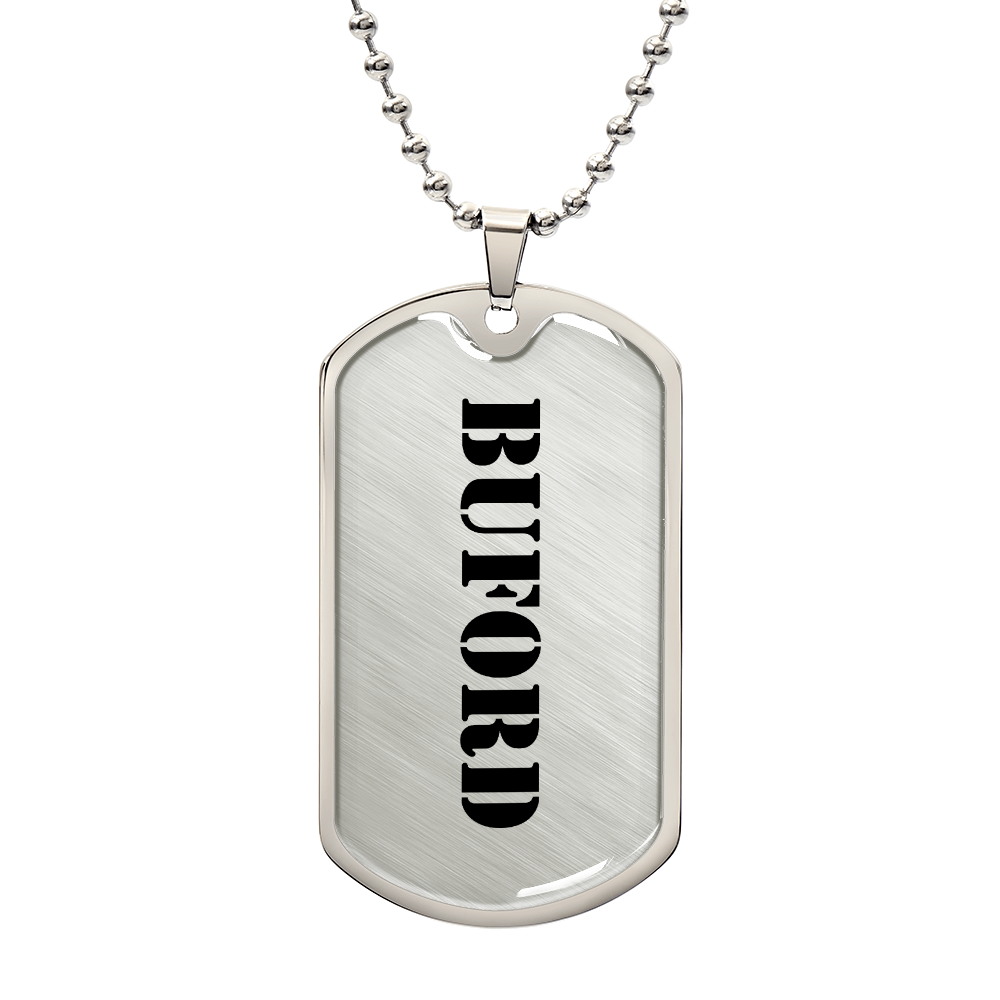 Buford - Luxury Dog Tag Necklace