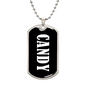 Candy v03 - Luxury Dog Tag Necklace