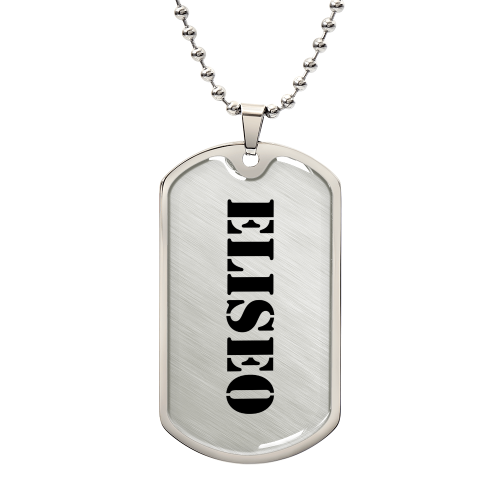 Eliseo - Luxury Dog Tag Necklace