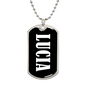 Lucia v03 - Luxury Dog Tag Necklace