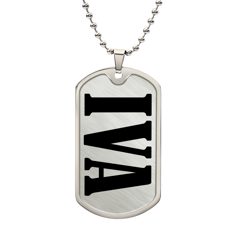Iva v01 - Luxury Dog Tag Necklace