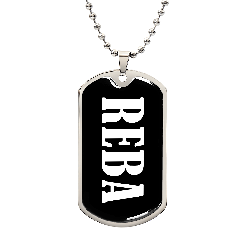 Reba v03 - Luxury Dog Tag Necklace