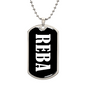 Reba v03 - Luxury Dog Tag Necklace