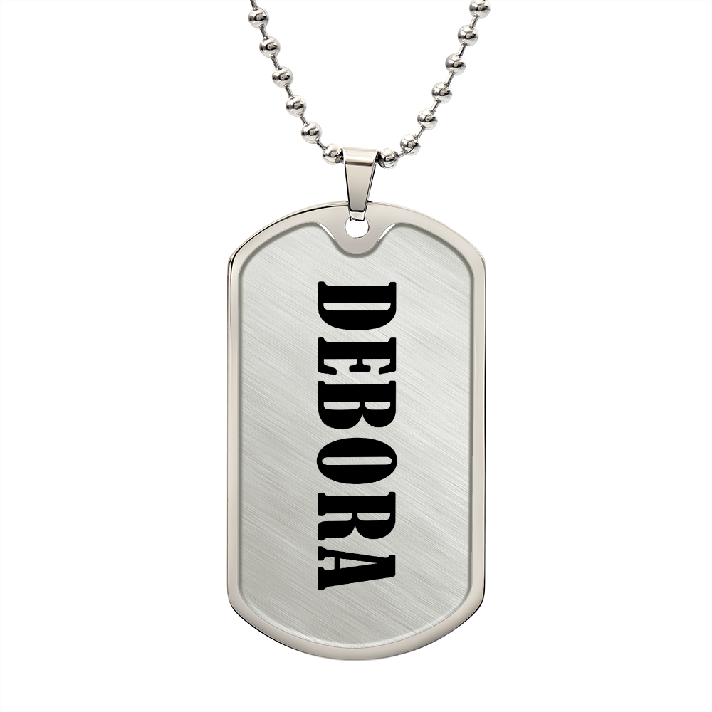 Debora v01 - Luxury Dog Tag Necklace