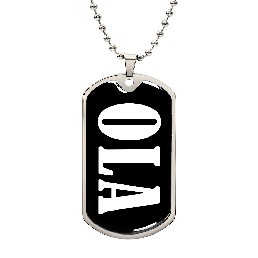 Ola v03 - Luxury Dog Tag Necklace