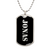 Jonas v2 - Luxury Dog Tag Necklace