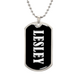 Lesley v03 - Luxury Dog Tag Necklace